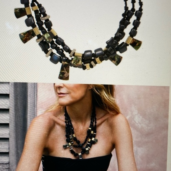 India Hicks Jewelry India Hicks Drawing Room Necklace Black Camo 3 india-hicks-jewelry-india-hicks-drawing-room-necklace-black-camo-3